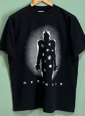 Ozzy Osbourne奥兹乐队重金属摇滚chic嘻哈短袖男女美式氛围感T恤