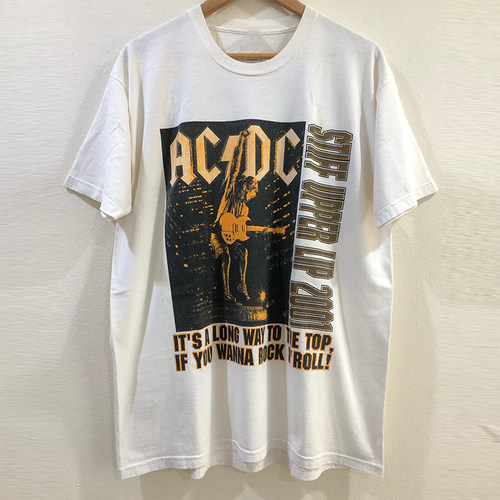 ACDC摇滚乐队短袖hiphop
