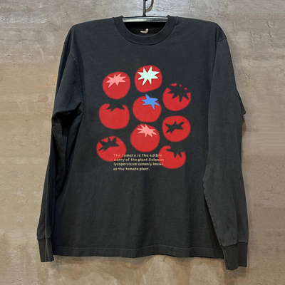 美式重磅纯棉潮牌长袖上衣T恤衫