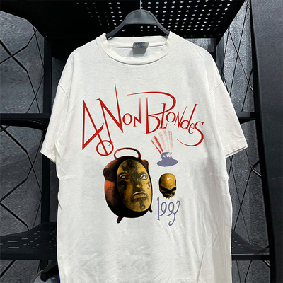 4NonBlondes乐队美式纯棉半袖