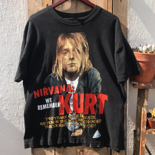 KurtCobain摇滚质感短袖T恤
