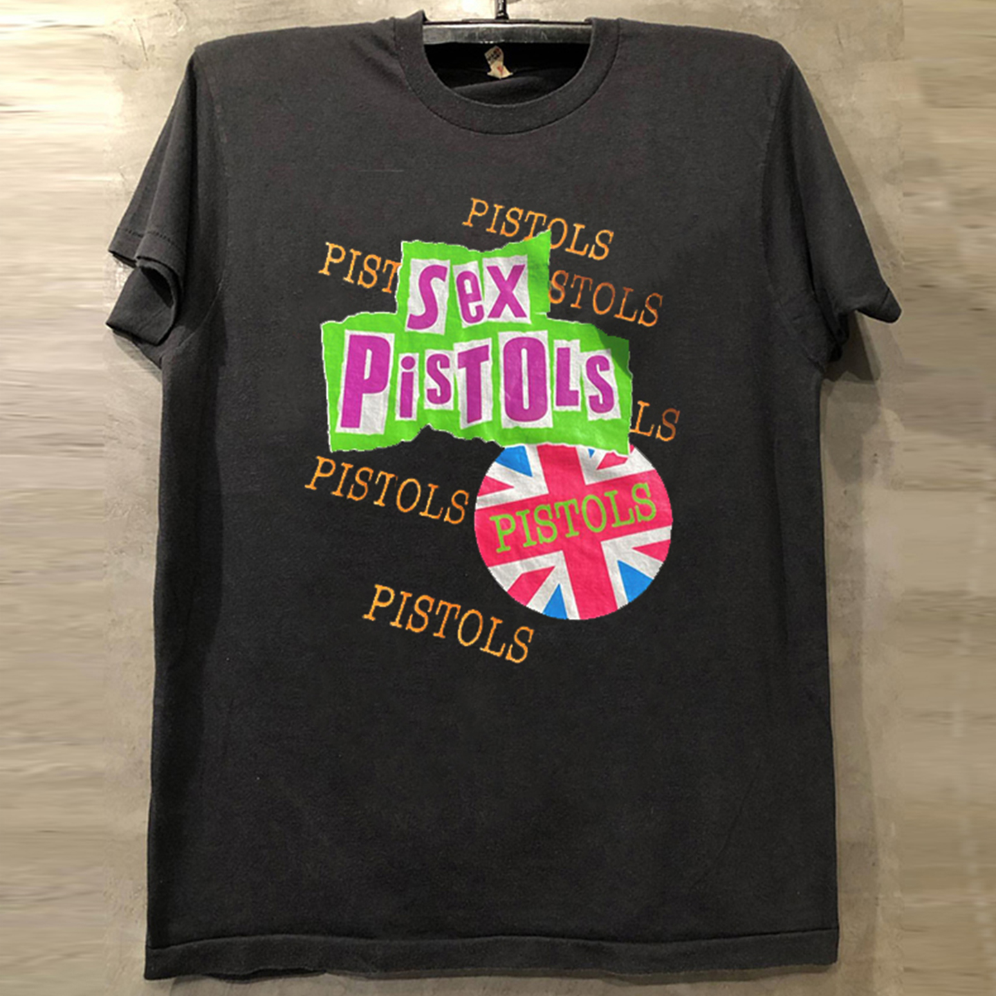性手枪乐队美式重磅纯棉短袖T恤