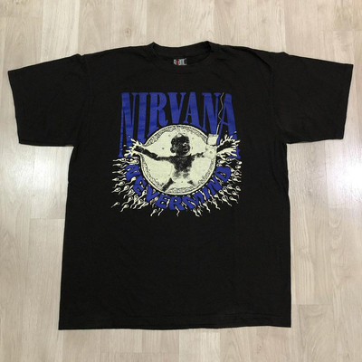 乐队小孩人像高街短袖t恤