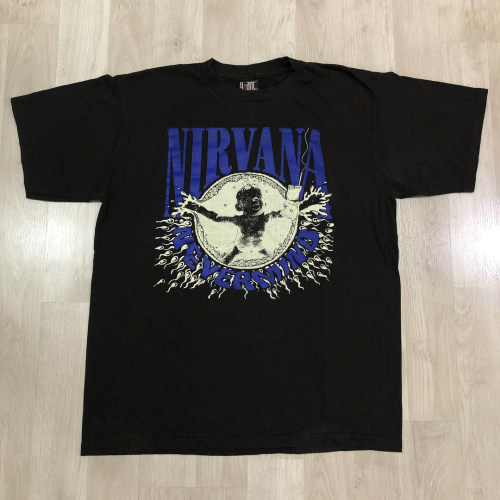 乐队小孩人像高街短袖t恤