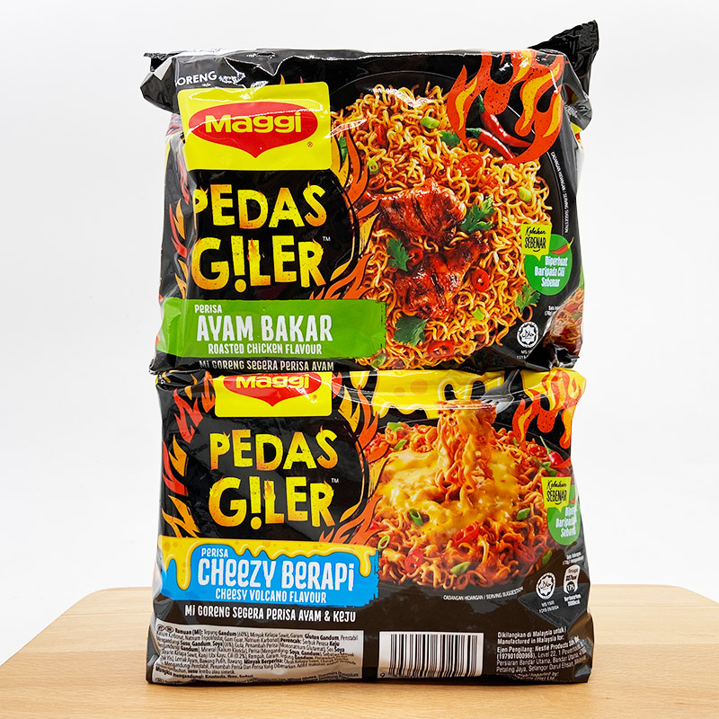maggi方便面火鸡味香辣芝士味365g/香辣胡椒烤鸡风味380g水煮速食