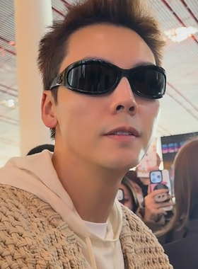 陈伟霆同款墨镜男士复古骑行登山护目镜防紫外线近视太阳眼镜大脸