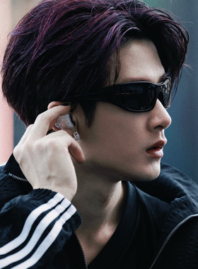 檀健次同款墨镜男款痞帅复古猫眼户外登山防紫外线太阳眼镜女大脸