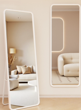 德国进口FZY全身镜穿衣镜落地壁挂镜子0色差家用卧室服装店试衣镜