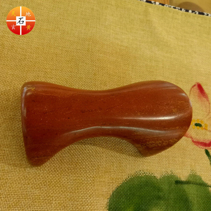 正品包邮泗滨玄黄富贵红砭石按摩穴位工具按摩虎山东泗水厂家直销