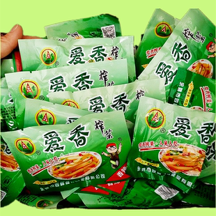 香辣爱香榨菜丝开袋即食酱腌菜下饭菜45克小包装爽口开胃菜