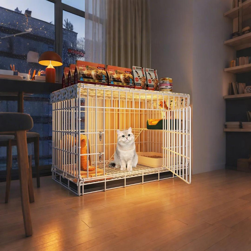 猫笼子家用室内自由空间带厕所猫笼猫别墅宠物车载笼加密双层猫屋