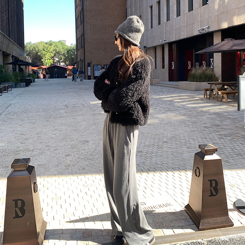 【清仓商品不退不换】休闲缓存条/高腰宽松阔腿休闲直筒拖地裤,女装/女士精品,休闲裤,淘宝优惠券,粉丝福利购,淘宝优惠卷