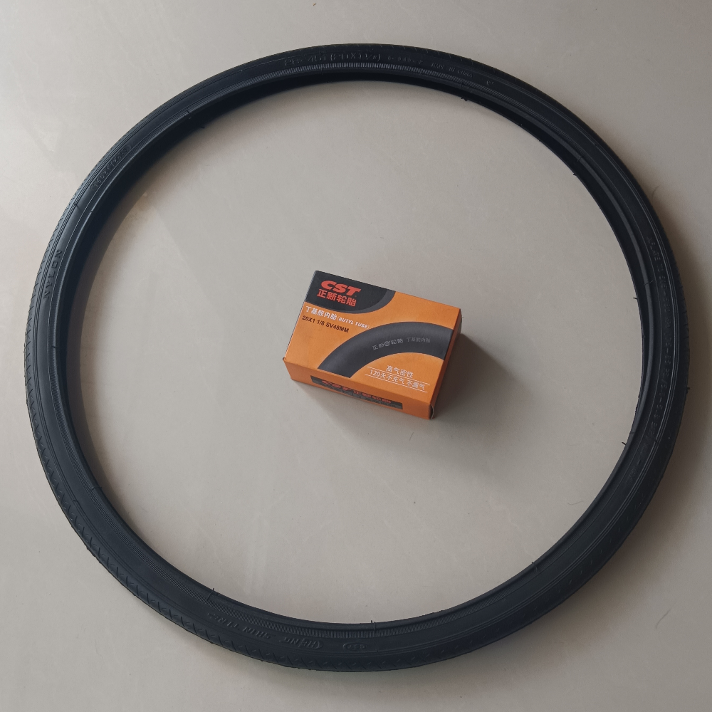 单车公路车折叠自行车轮胎正新28-451/20X11/8外胎内胎骑行配件
