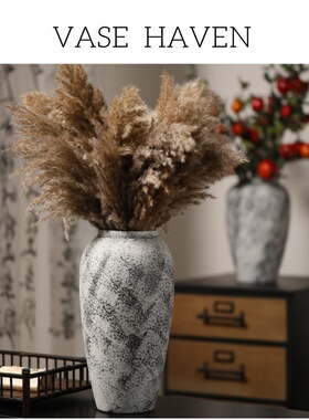 宋代美学特别好看的侘寂风氛围感花瓶2026热卖复古民宿酒店装饰品