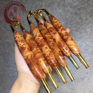 正宗四川凉山崖柏瘤疤老板烟斗纪晓岚烟斗高油性纹理动人送礼佳品