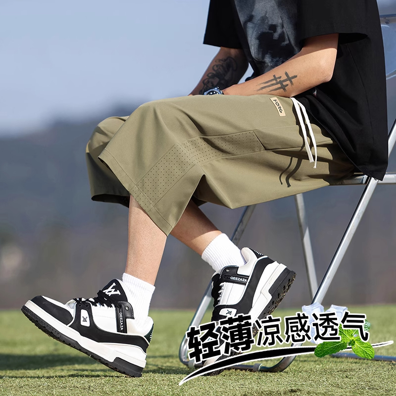 凡客诚品夏季新款宽松直筒休闲裤