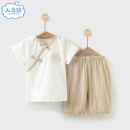 人之初宝宝汉服T恤薄款夏季两件套