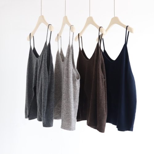 曼陀罗羊毛混纺前开叉宽松叠穿外