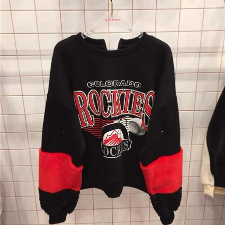 韩国东大门进口lazer时尚拼色百搭长袖卫衣外套