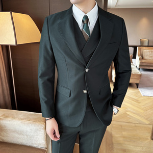 秋冬西服套装正装休闲新郎婚礼西服三件套A207-TZ807-P265图片