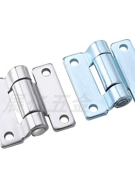 HT103碳钢蓝锌不锈钢304工业型承重铰链平开铁质大轴合页4mm厚