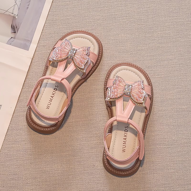 奧萊清倉撿漏女童涼鞋軟底夏季