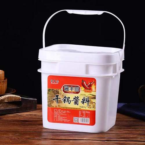 云南特产酱丰园玉溪园干锅酱料烧饵调味酱料蘸酱4kg/桶酱丰圆