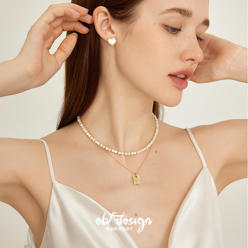 耳边风新中式竹节项链