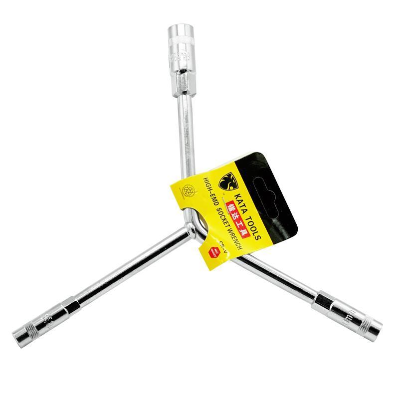 锴达(KATA)三叉扳手Y型套筒轮胎扳手 外六角扳手机修工具8-10-