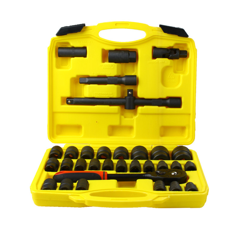 赛科32件套筒扳手组套大飞8-32mm套装汽保汽修组合汽车维修工具