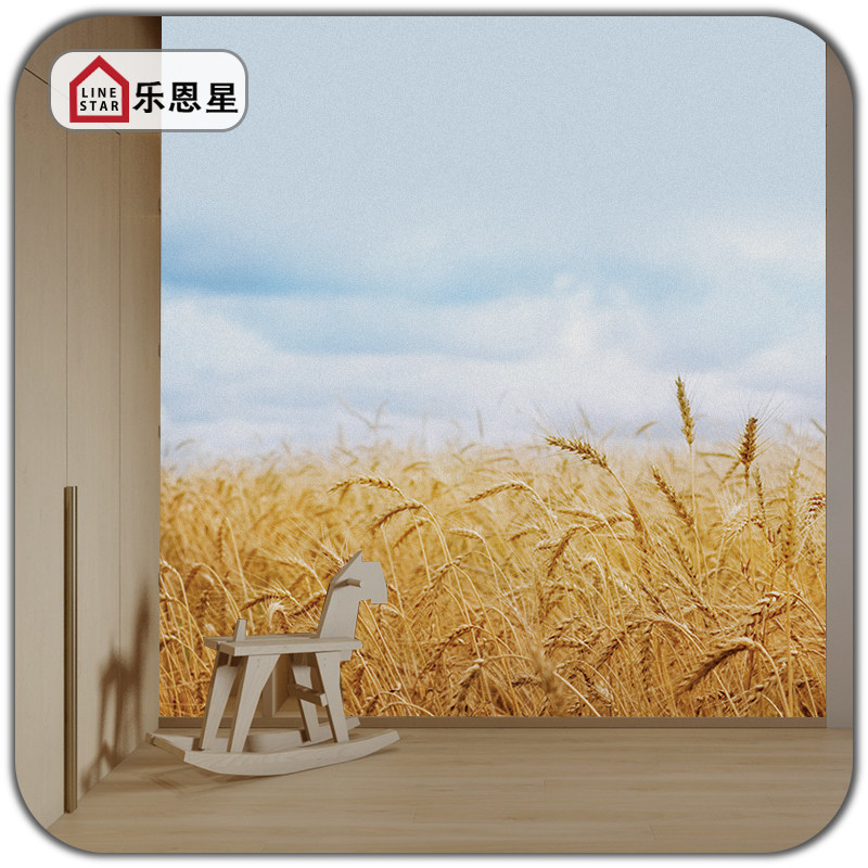 现代简约遮挡镜子架子上下拉动卷帘隔断玄关门升降帘图案logo定制