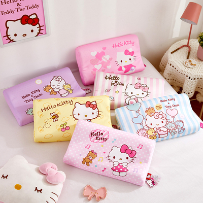 kt猫幼儿园午睡四季通用冰丝枕头