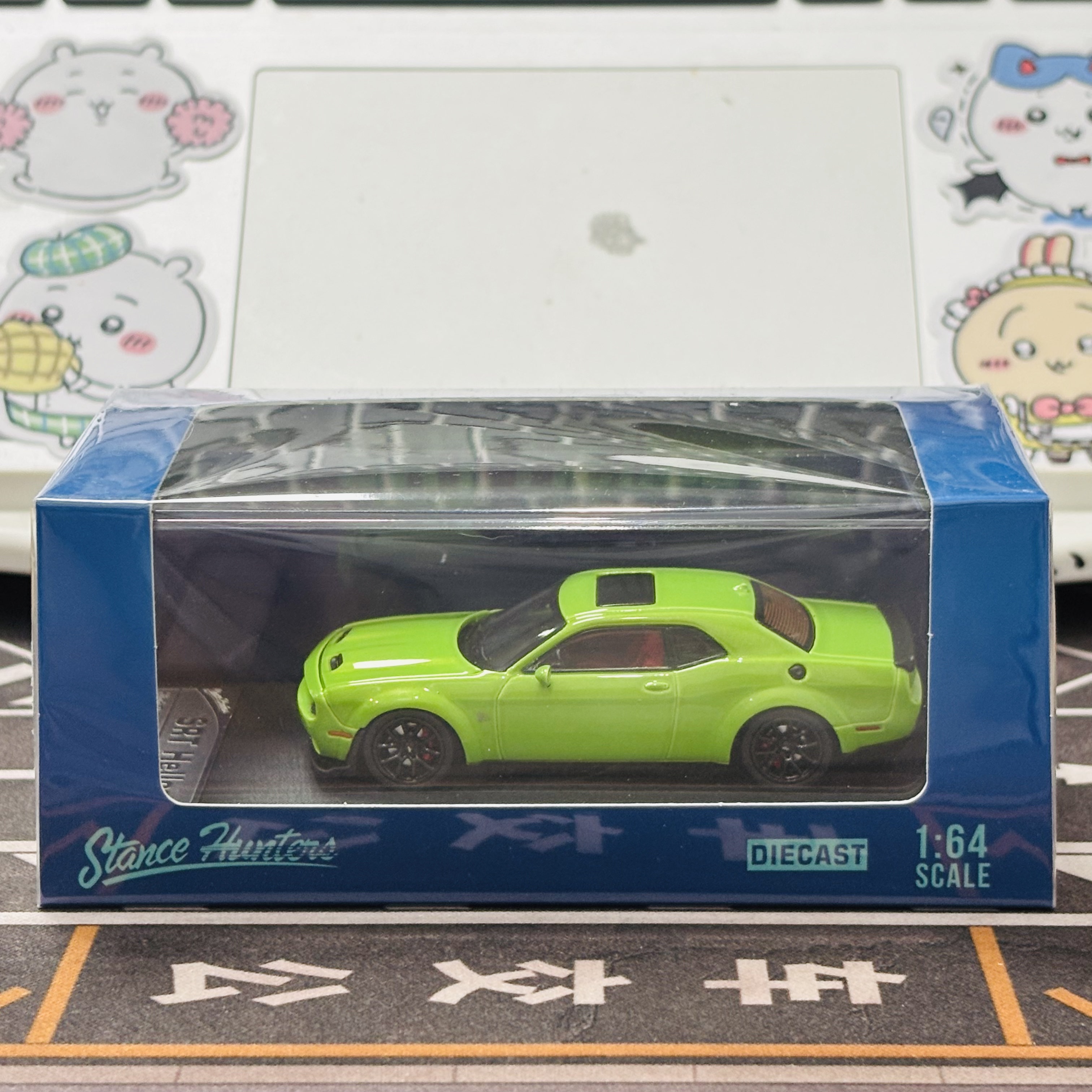 SH 1:64 道奇 挑战者SRT Hellcat 地狱猫 开盖 合金汽车模型