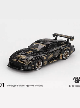 MINIGT 1/64 #1101 马自达 RX-7 LB-Super 合金汽车模型