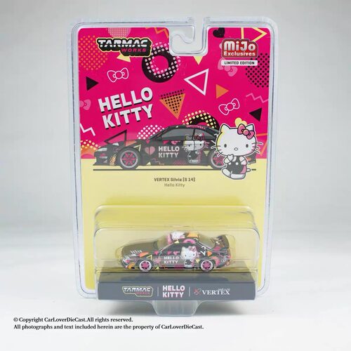 Tarmac TW 1:64 尼桑 Silvia S14凯蒂猫 Hello Kitty合金汽车模型