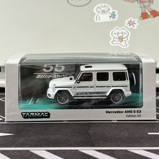 Tarmac Works 1:64 奔驰AMG G63 Edition 55 白色 合金汽车模型