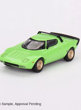 MINIGT 1:64 蓝旗亚 Lancia Stratos HFStradale 合金车模 绿 625