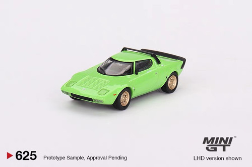 MINIGT 1:64 蓝旗亚 Lancia Stratos HFStradale 合金车模 绿 625