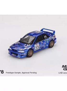 MINIGT 1:64 #1078 斯巴鲁拉力赛车 Impreza WRC99 #23 合金车模