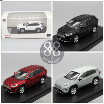 LCD合金1:64房车跑车模型RAV4荣放4代Hybird混动版VA40适用于丰田