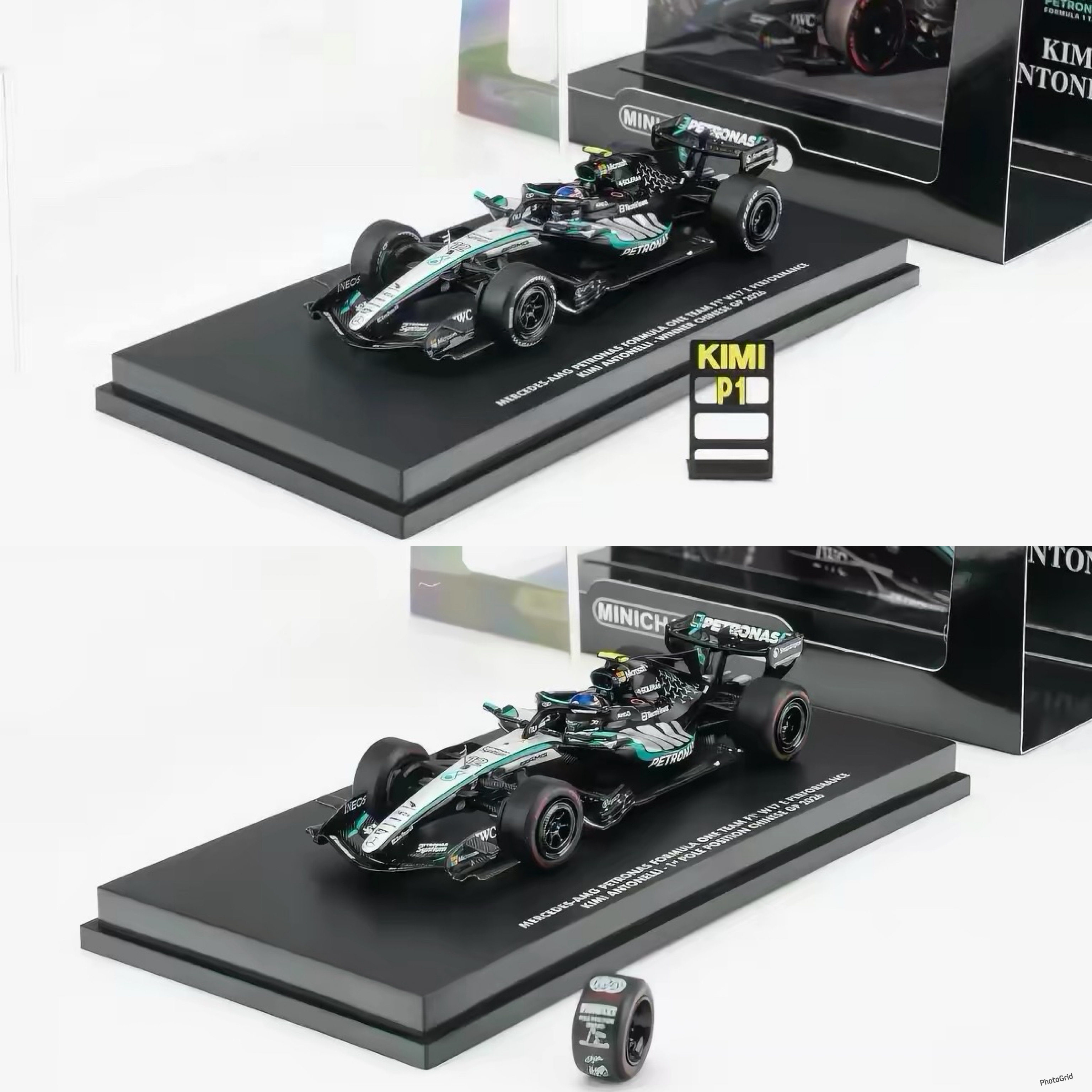 迷你切 1:64 奔驰 F1 W17 2026年中国大奖赛 安东内利 赛车模型图片