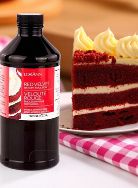 美国进口Lorann RedVelvet红丝绒精华液红色素烘焙蛋糕装饰食品级