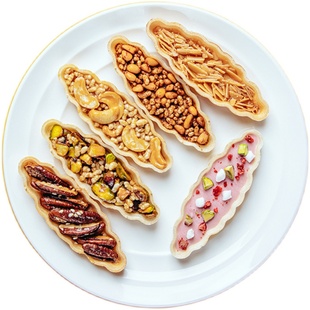 宝岛印象台贺防风林糯米船型饼干湾网红焦糖杏仁黄酥脆半成品40G