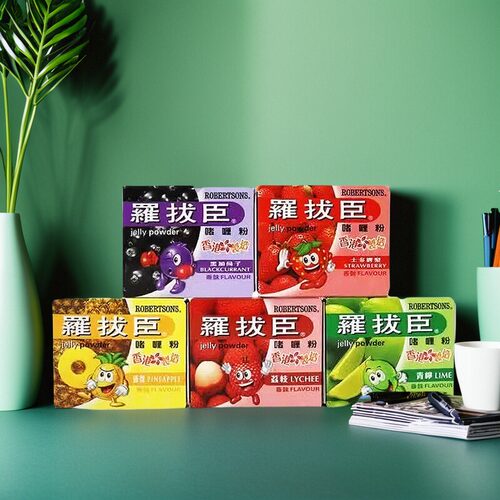 香港罗拔臣啫喱粉80g草莓芒果