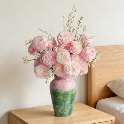 新中式家居青花瓷简约陶瓷花瓶