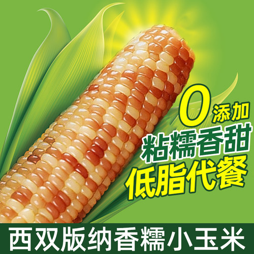 云南香糯小玉米粗粮西双版纳甜糯