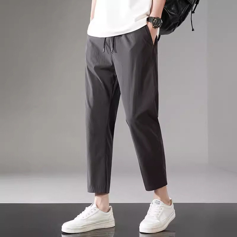 服家官营店大码冰丝裤男士夏季休安全鞋