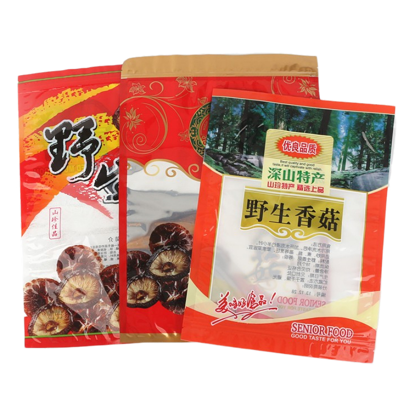 野生香菇包装袋250克500克花菇冬菇拉链自封口塑料食品袋密封袋子