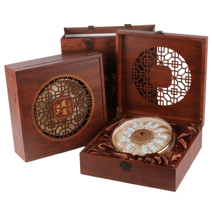 古典复古燕窝包装盒100克250克500克雕刻窗溯源码燕盏礼品盒空盒