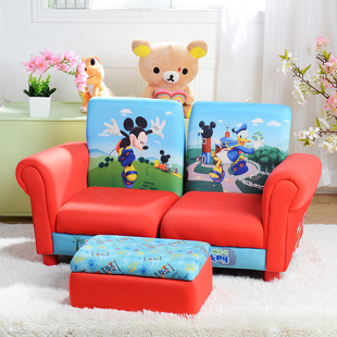 迪士尼儿童沙发宝宝婴幼儿沙发椅可爱卡通小沙发儿童房沙发 包邮